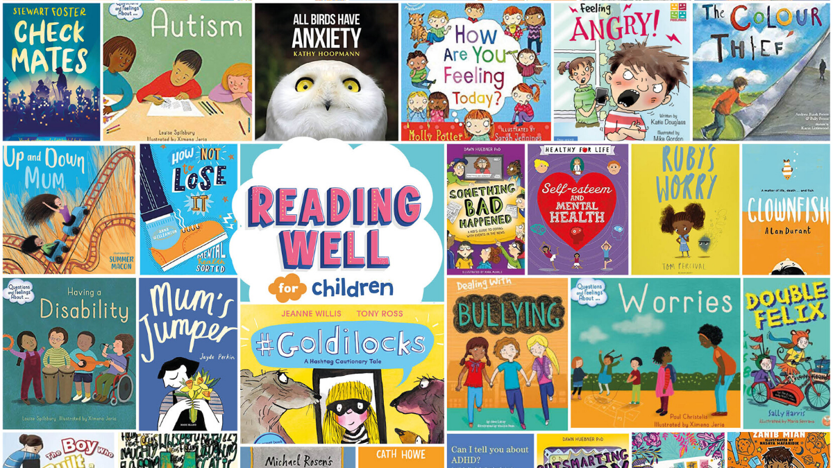 Books available in Telford and Wrekin libraries that support children and improve their wellbeing